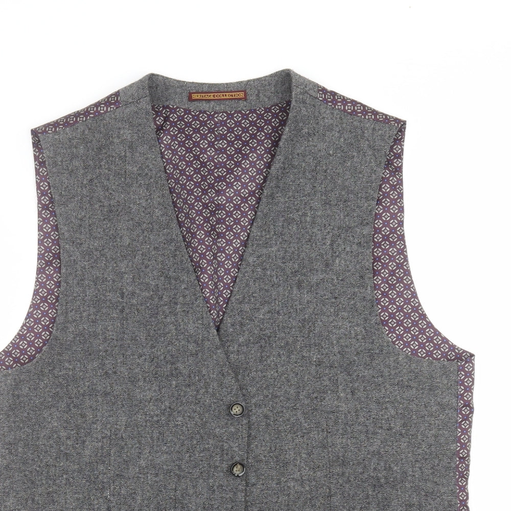 Skopes Mens Grey   Jacket Suit Waistcoat Size 38