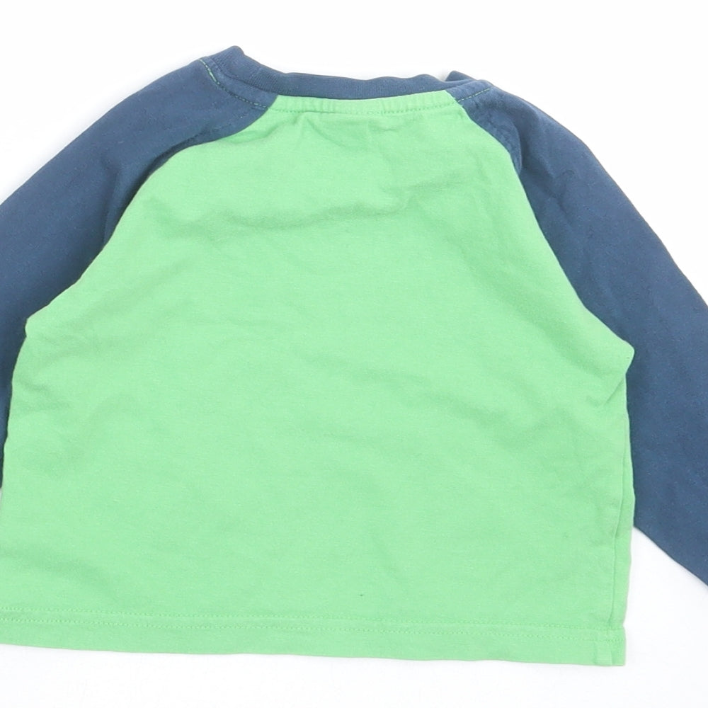 TU Boys Green   Basic T-Shirt Size 9-12 Months