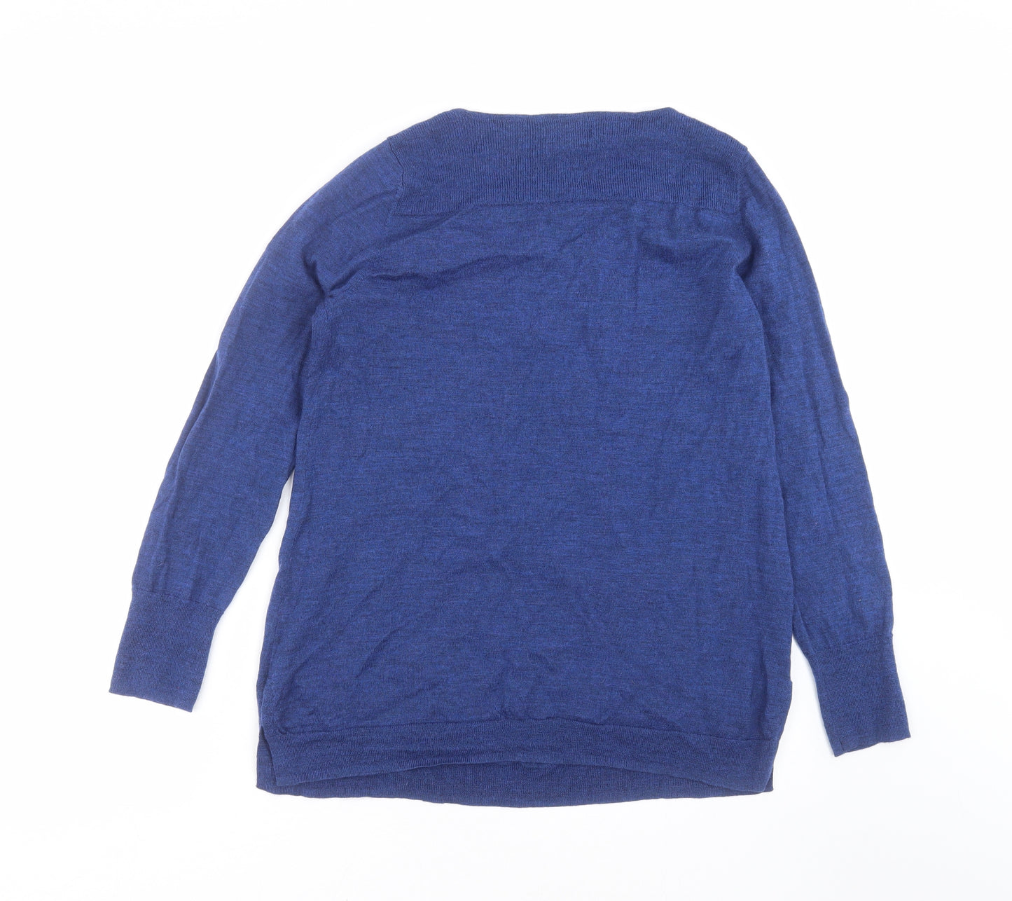 Tahari Womens Blue  Knit Pullover Jumper Size XL