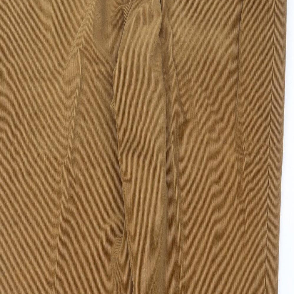 Marks and Spencer Mens Brown  Corduroy Trousers  Size 34 in L29 in