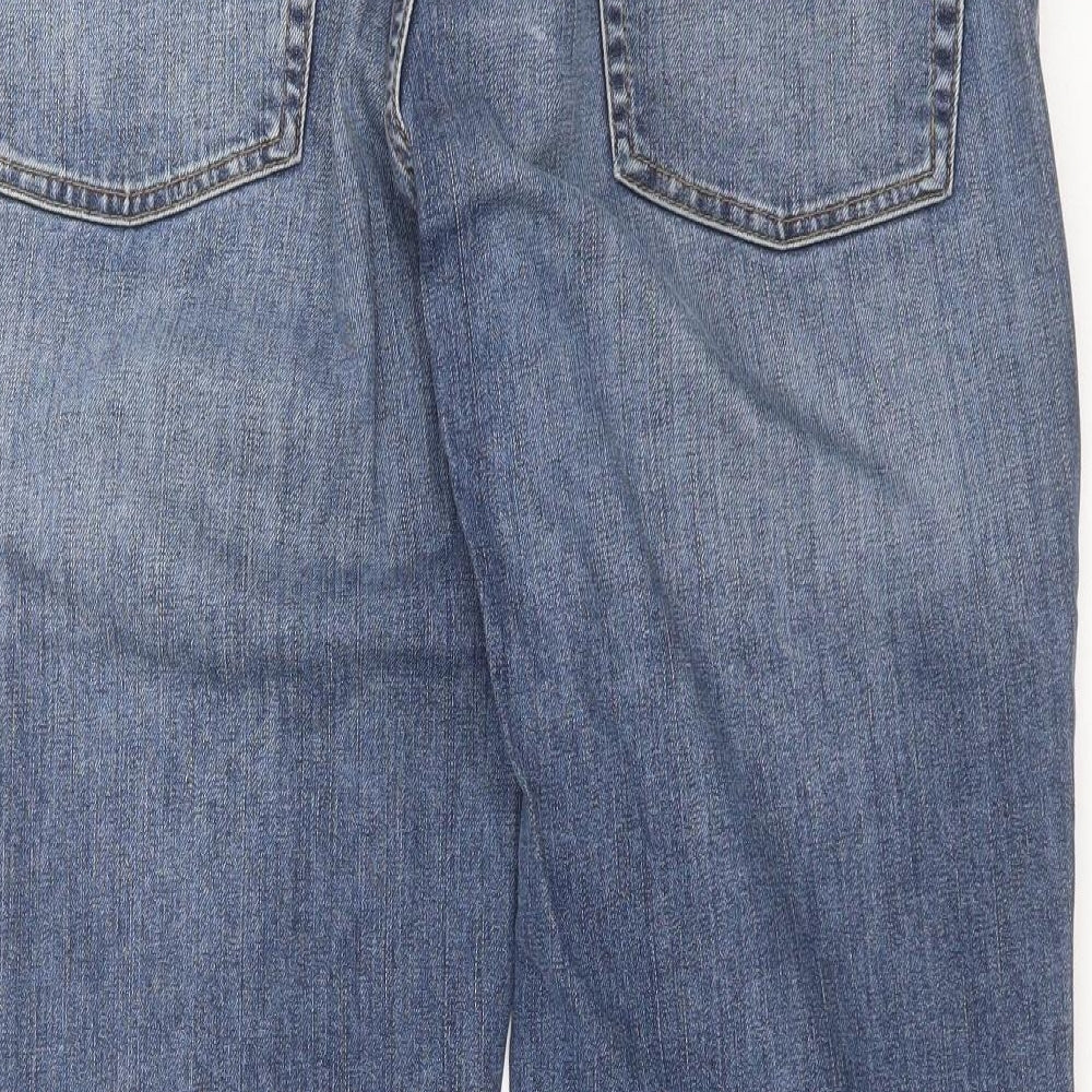 Simply Womens Blue  Denim Cropped Jeans Size 18 L23 in