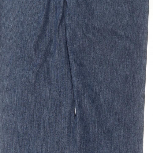 Zaffiri Womens Blue  Denim Straight Jeans Size 16 L33 in