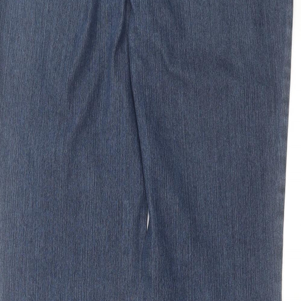 Zaffiri Womens Blue  Denim Straight Jeans Size 16 L33 in
