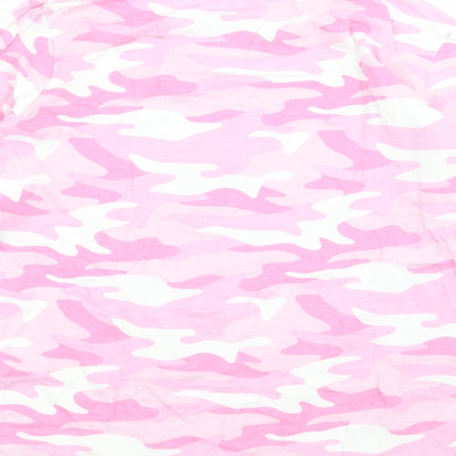 Primark Girls Pink Camouflage  Top Pyjama Top Size 13-14 Years  - dream life