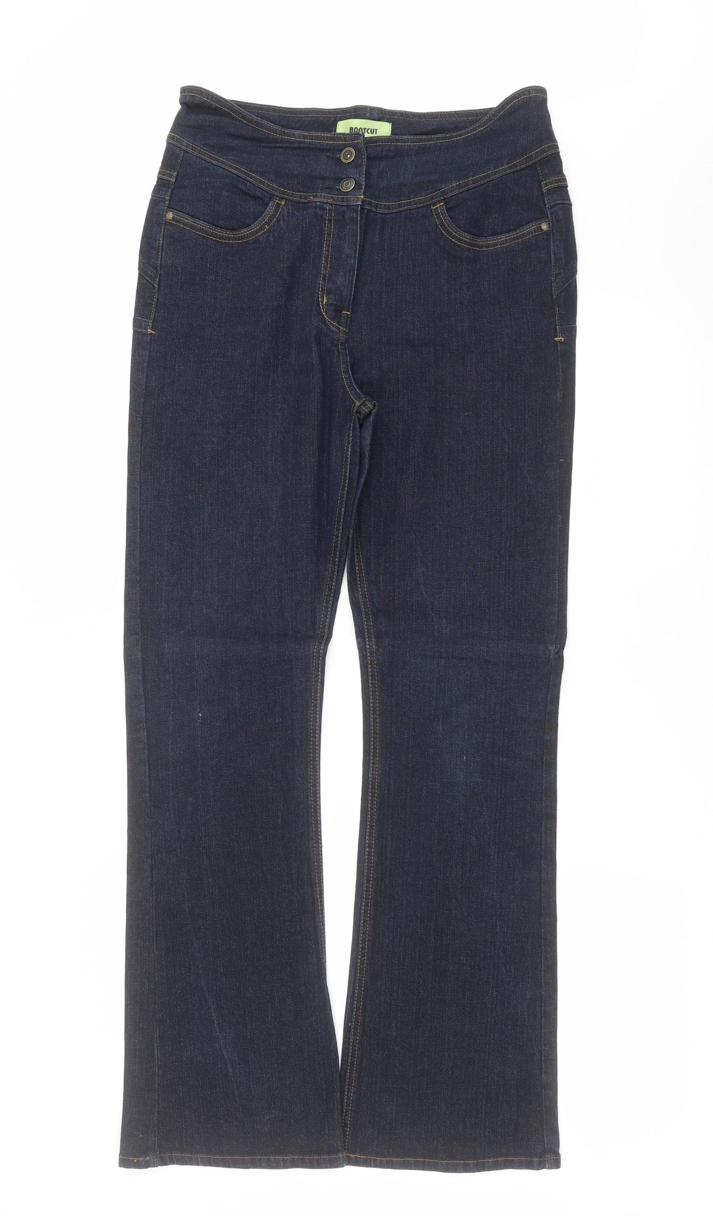 George Womens Blue  Denim Bootcut Jeans Size 14 L32 in