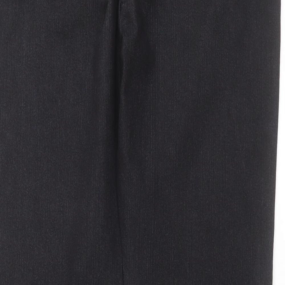 George Womens Black  Denim Straight Jeans Size 14 L31 in