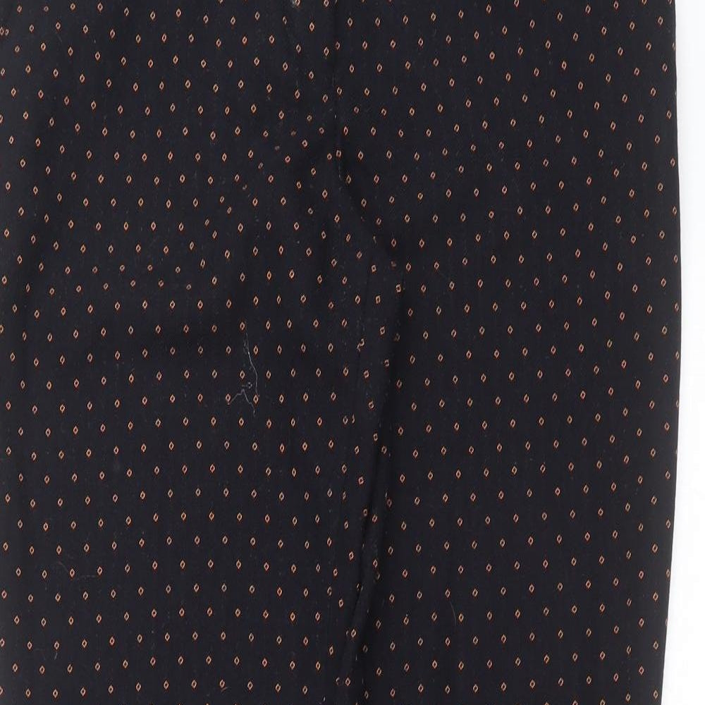 NEXT Womens Blue Geometric  Trousers  Size 10 L28 in