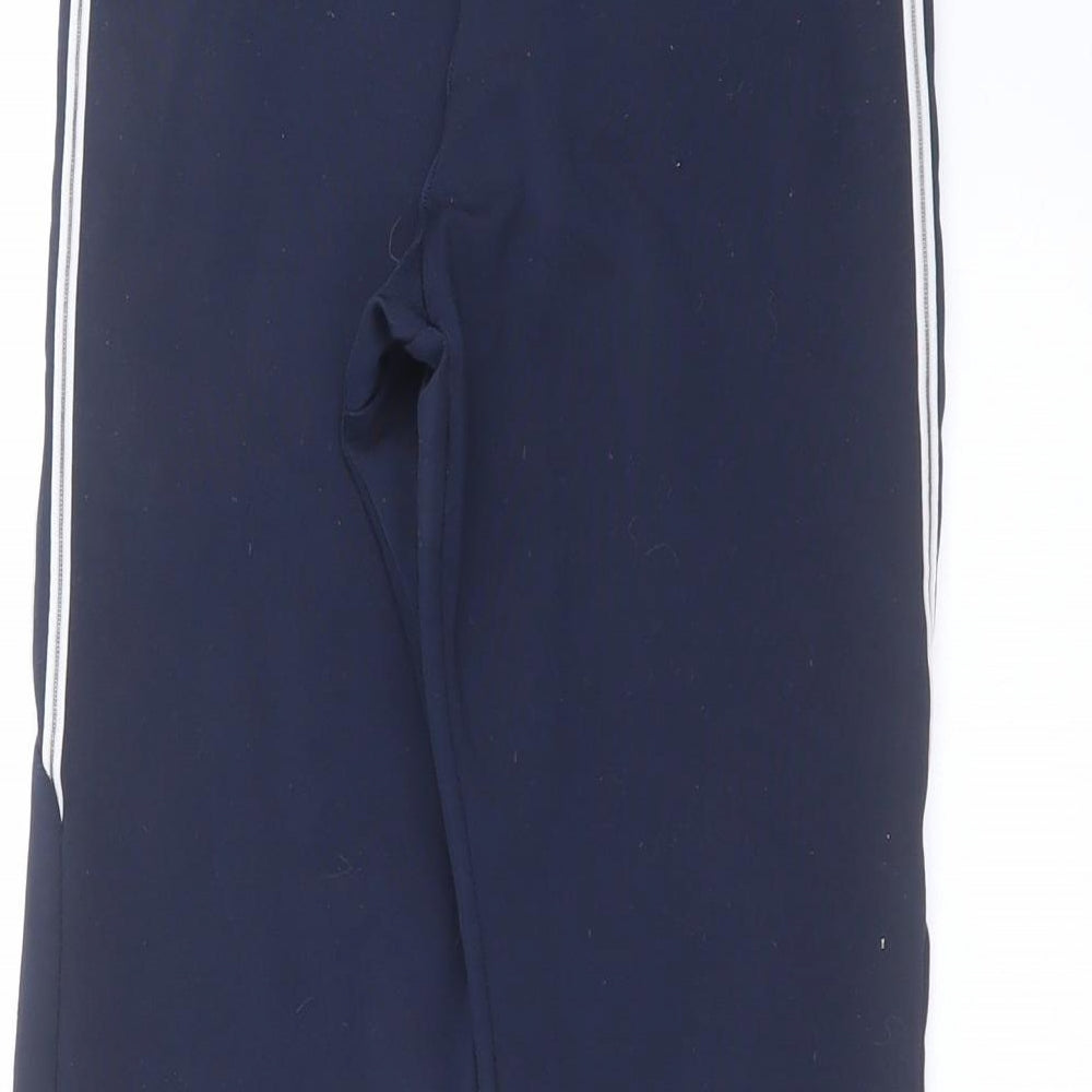 adidas Womens Blue   Cropped Leggings Size 14 L20 in