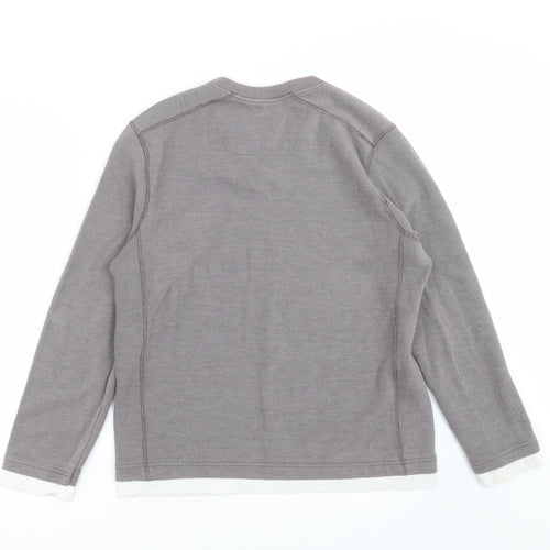Simon Clark Mens Grey   Pullover Jumper Size M