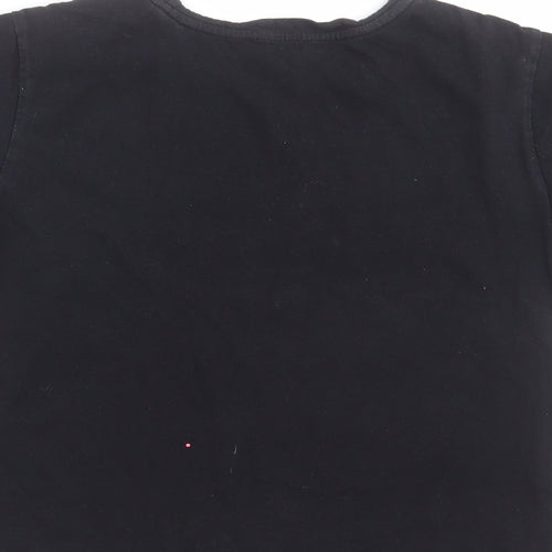 New Look Girls Black   Basic T-Shirt Size M  - sloth