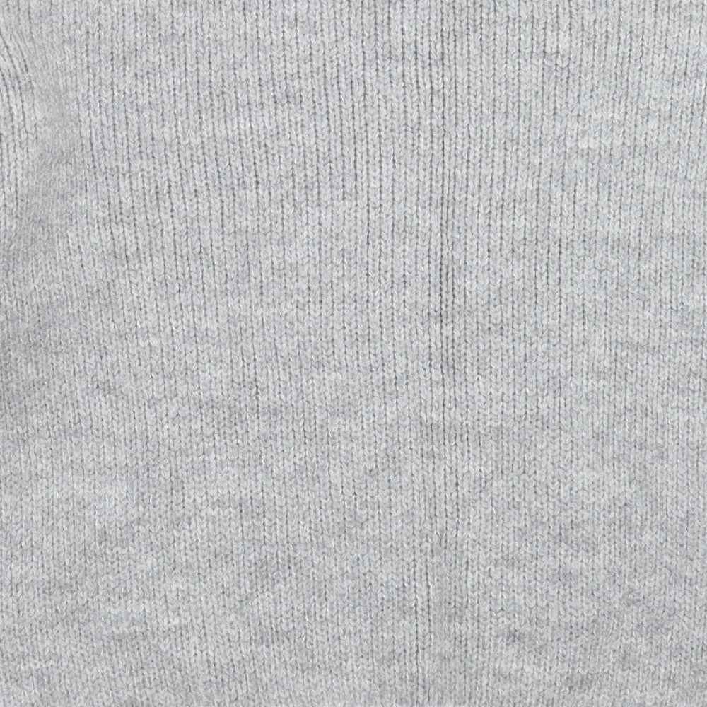 George Womens Grey  Knit Pullover Jumper Size 16  - Colour Block