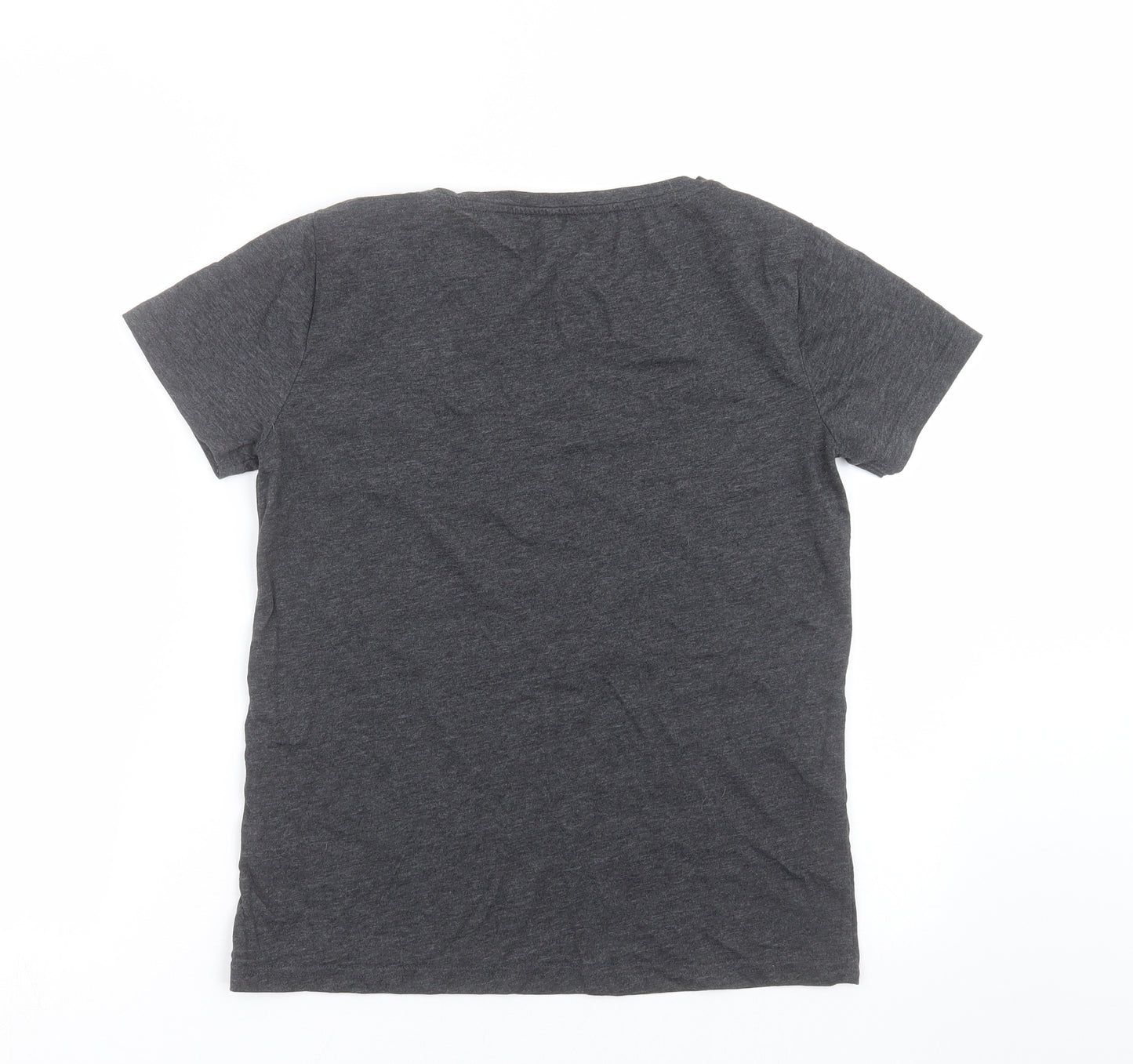 George Womens Grey Solid  Top Pyjama Top Size 4