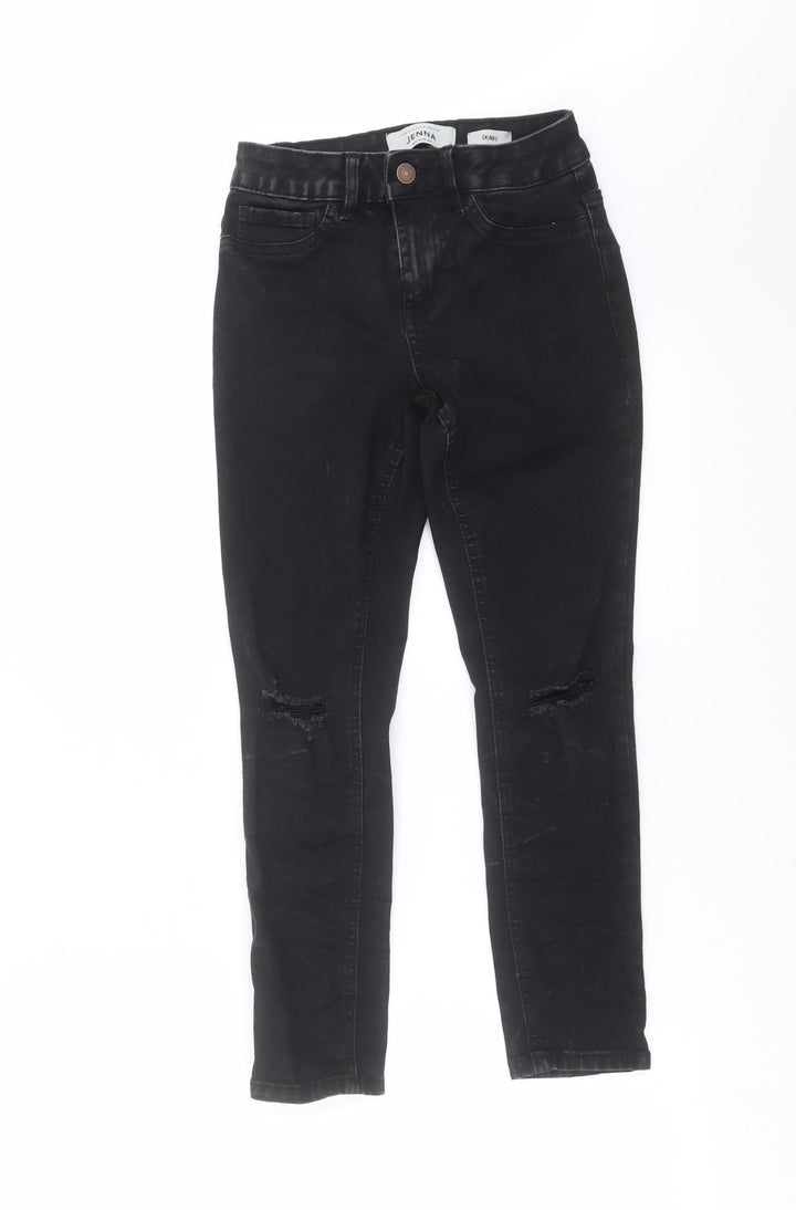 New Look Womens Black Denim Skinny Jeans Size 6 L24 in