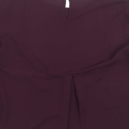 Dorothy Perkins Womens Purple   Basic Blouse Size 20