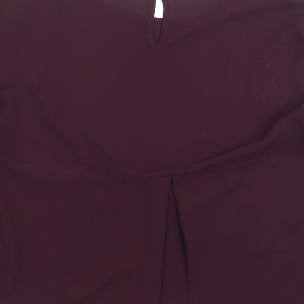 Dorothy Perkins Womens Purple   Basic Blouse Size 20