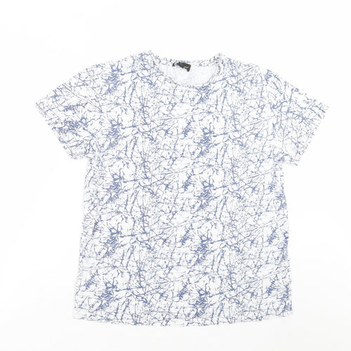 Cedar Wood State Mens White    T-Shirt Size M