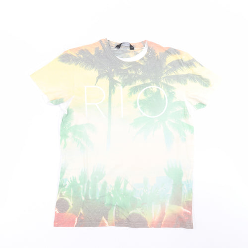 Cedar Wood State Mens White    T-Shirt Size M  - rio