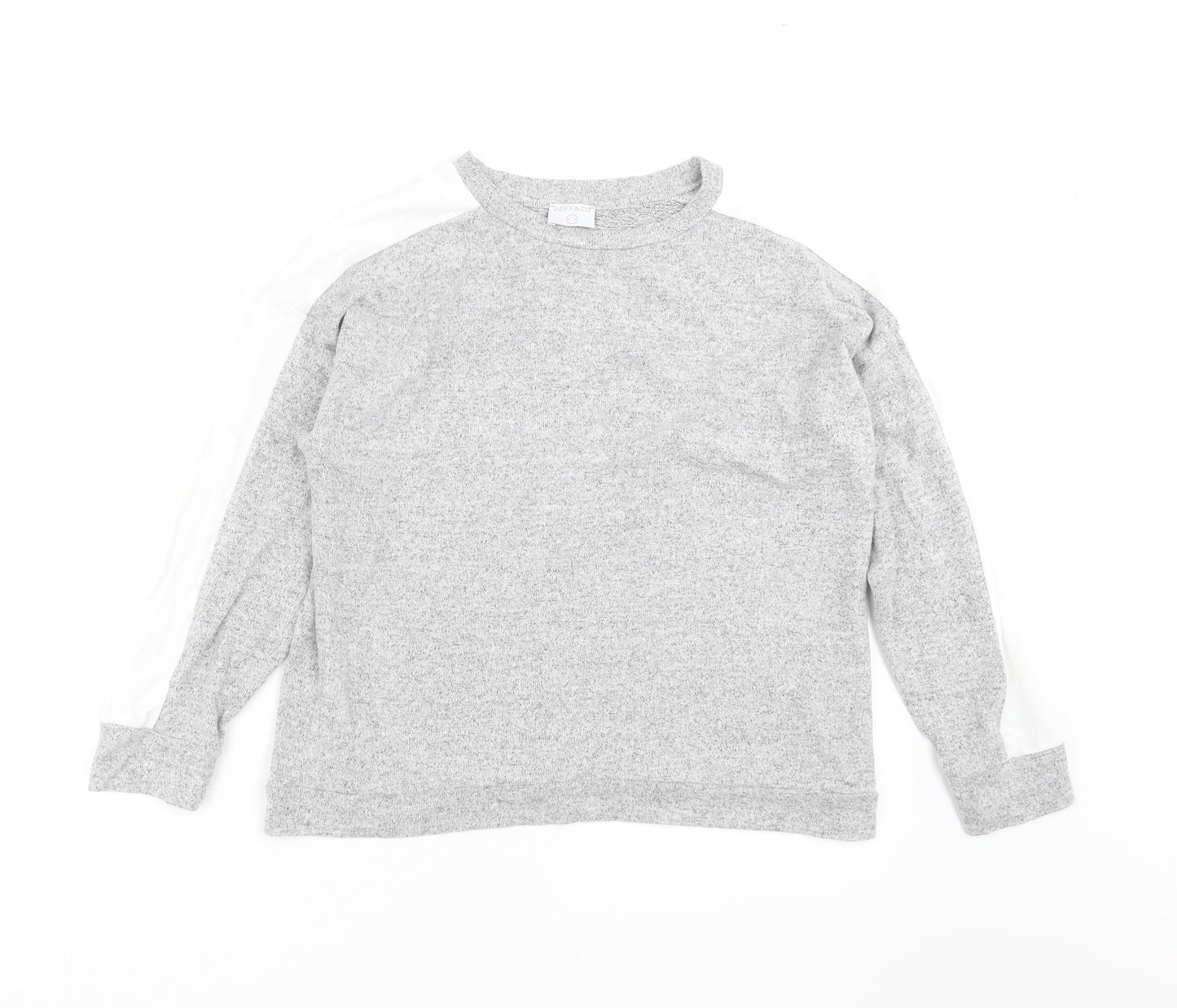 JEFF&CO Womens Grey   Pullover Jumper Size 8