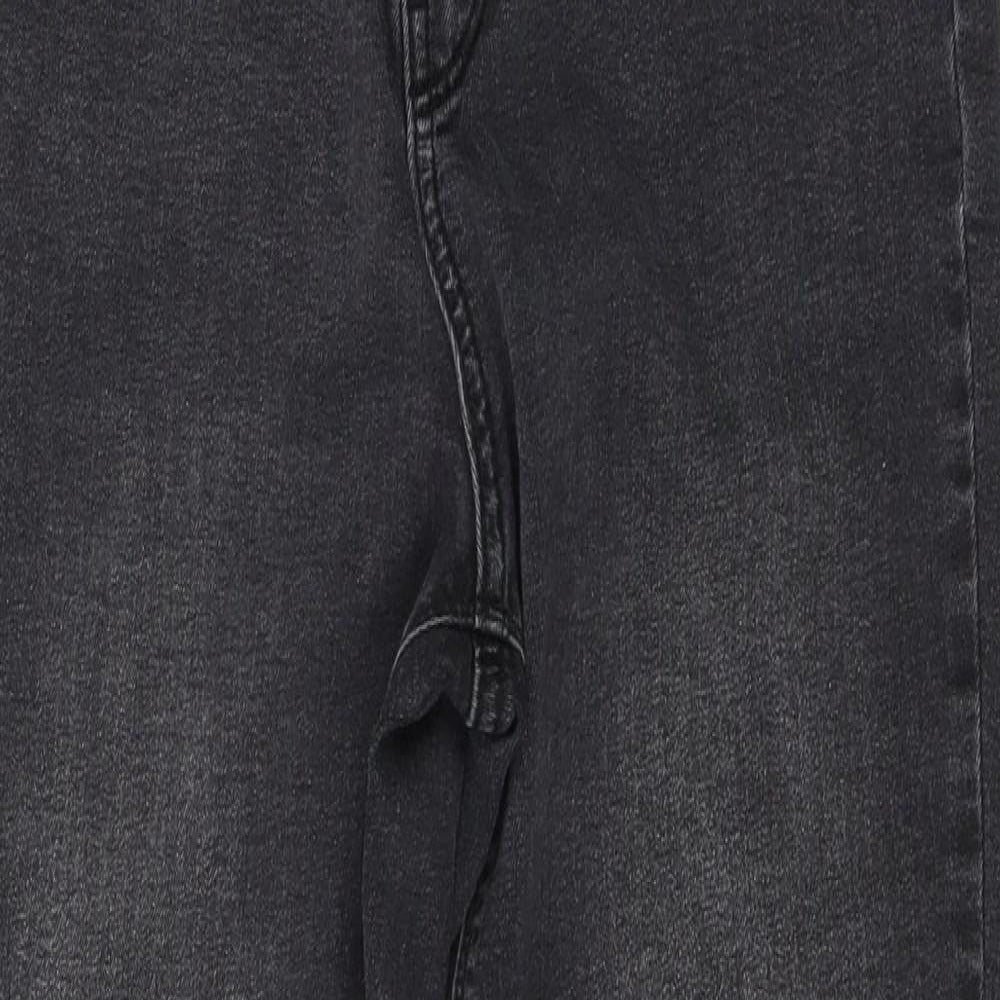 Denim & Co. Womens Black   Skinny Jeans Size 14 L27 in