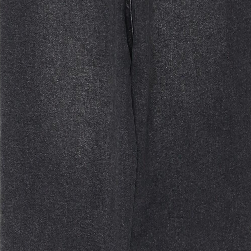 Denim & Co. Womens Black   Skinny Jeans Size 14 L27 in