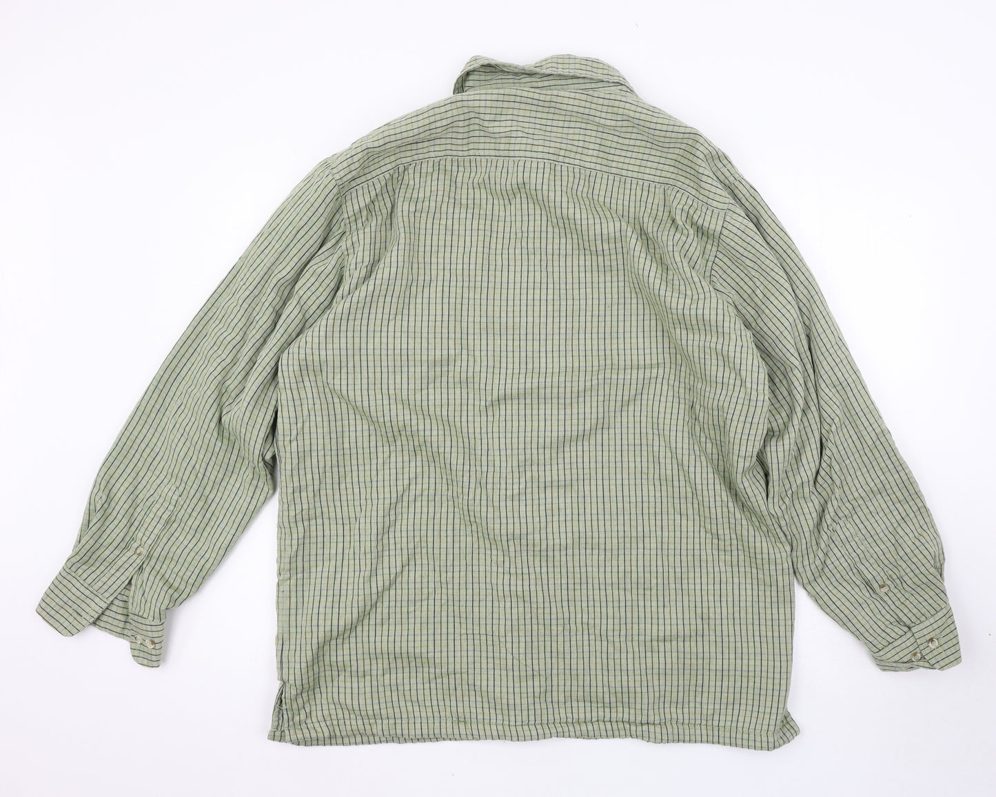 Champion Mens Green Check   Button-Up Size L
