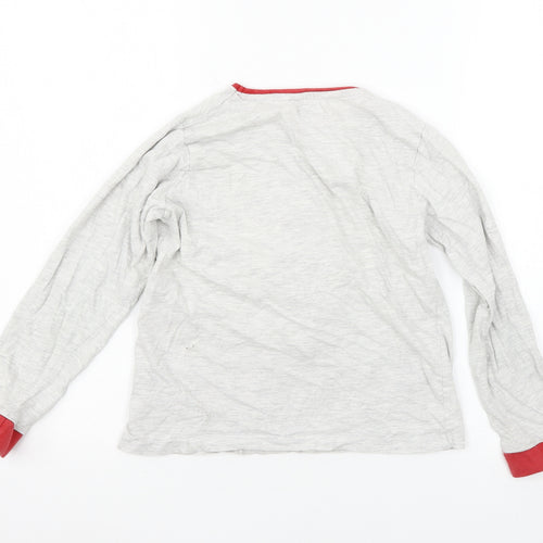 Primark Boys Grey Solid   Pyjama Top Size 9-10 Years