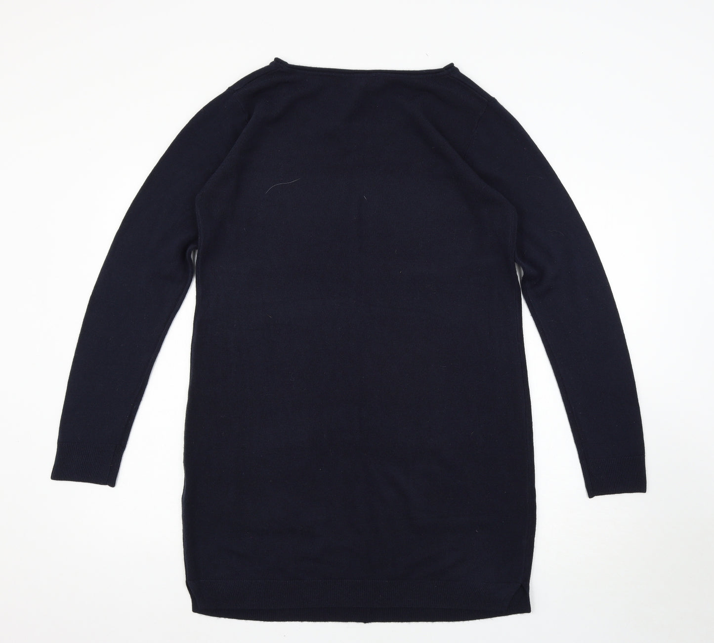 Atmosphere Womens Blue Houndstooth  Jumper Dress  Size 14