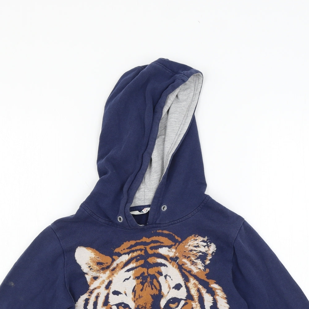 H&M Boys Blue   Pullover Hoodie Size 7-8 Years