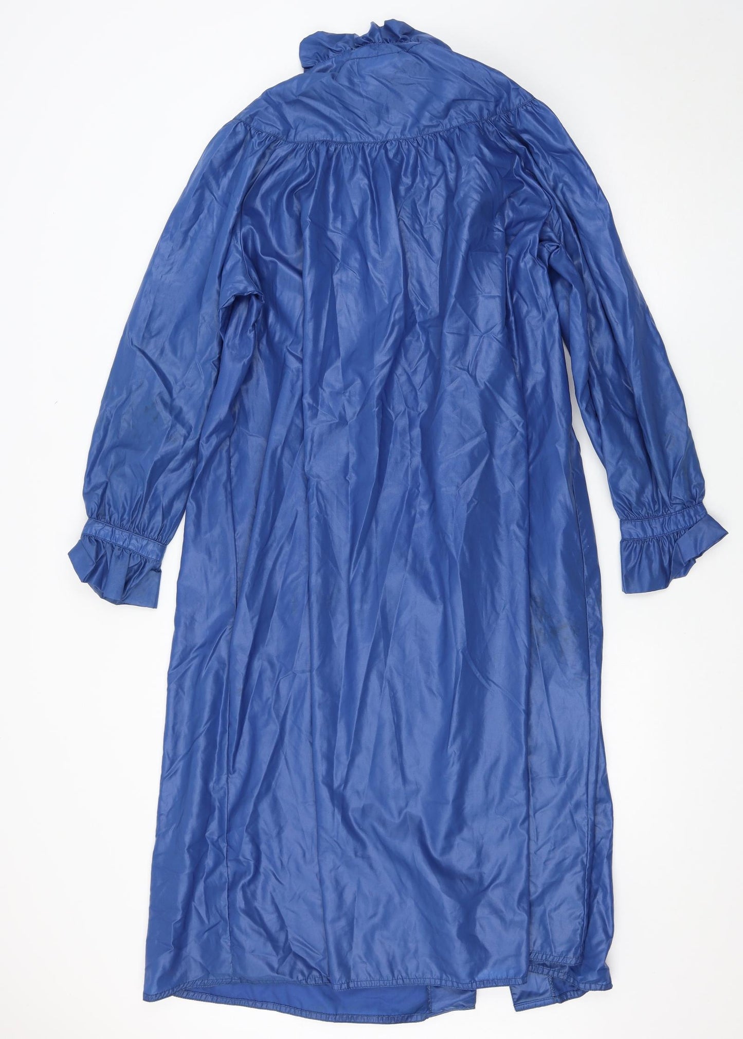 Preworn Womens Blue   Rain Coat Coat Size 14