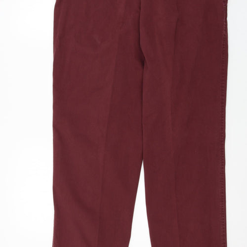 BHS Mens Purple   Chino Trousers Size 38 in L31 in