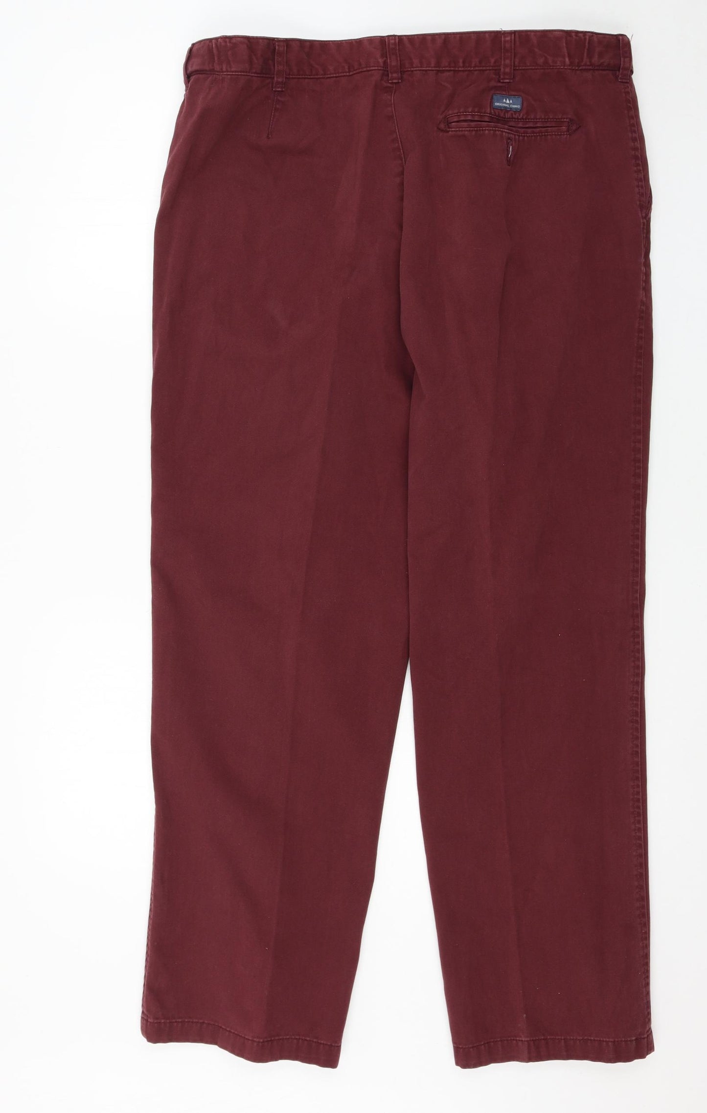 BHS Mens Purple   Chino Trousers Size 38 in L31 in