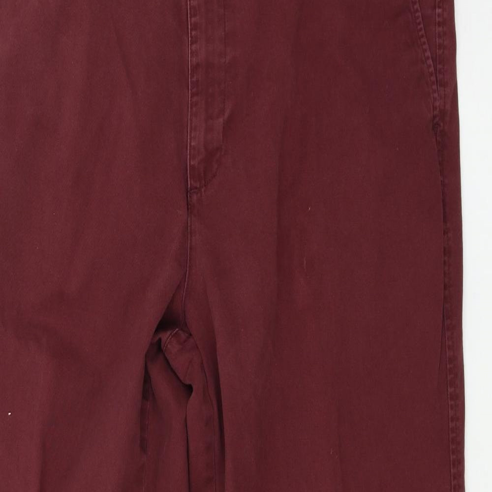 BHS Mens Purple   Chino Trousers Size 38 in L31 in