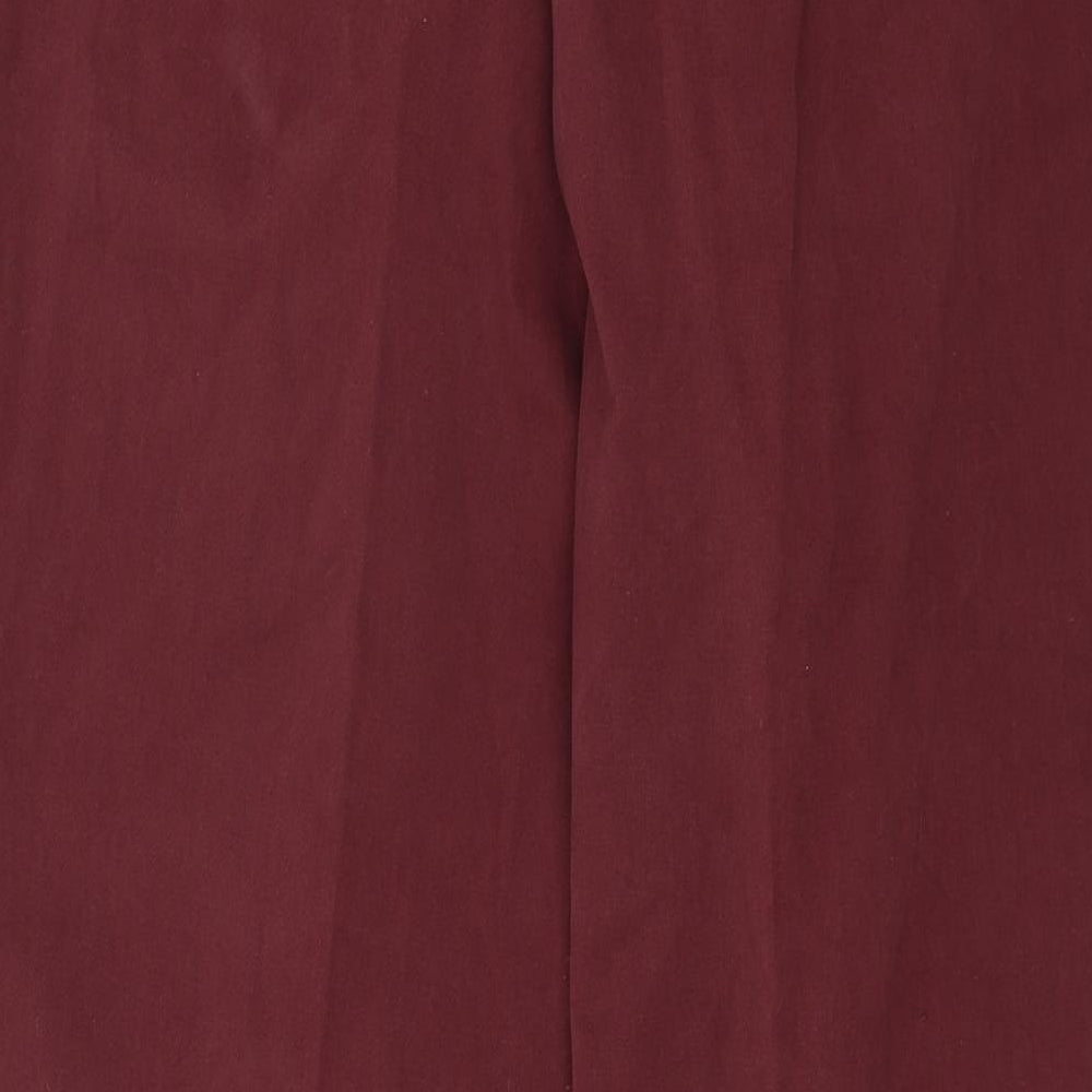BHS Mens Purple   Chino Trousers Size 38 in L31 in