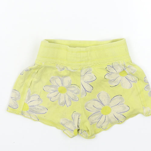 NEXT Boys White Floral  Sweat Shorts Size 6 Years