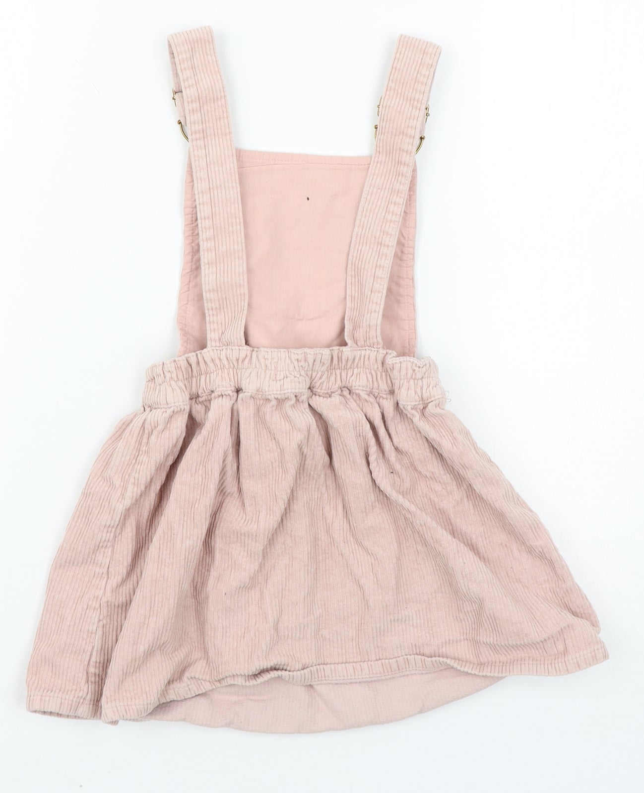 Primark Girls Pink   Pinafore/Dungaree Dress  Size 5-6 Years