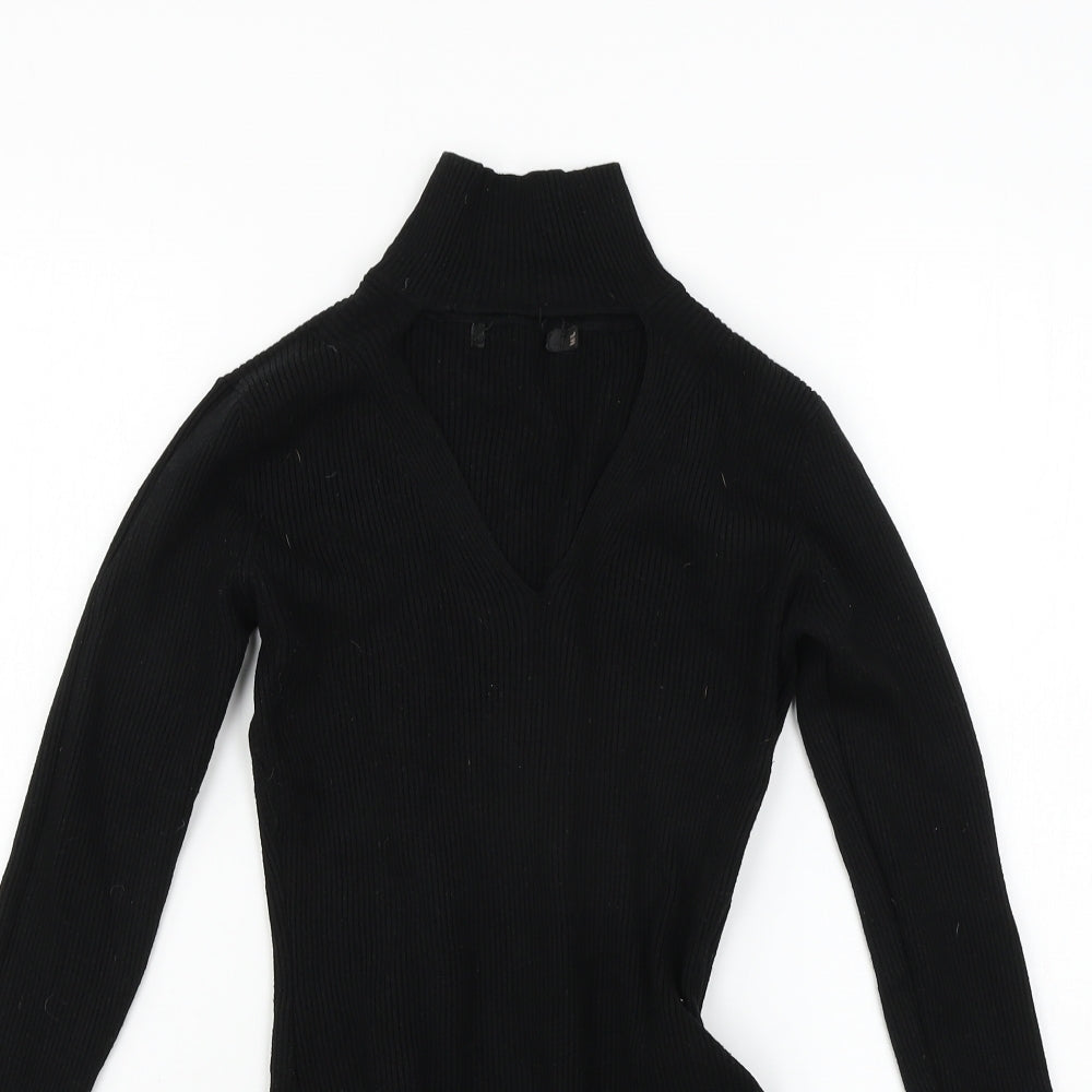 Preworn Womens Black   Pullover Jumper Size L
