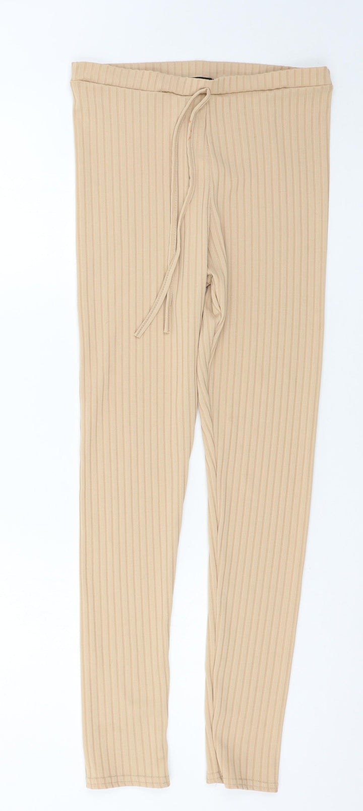 Nasty Gal Womens Beige Jogger Trousers Size 14 L28 in