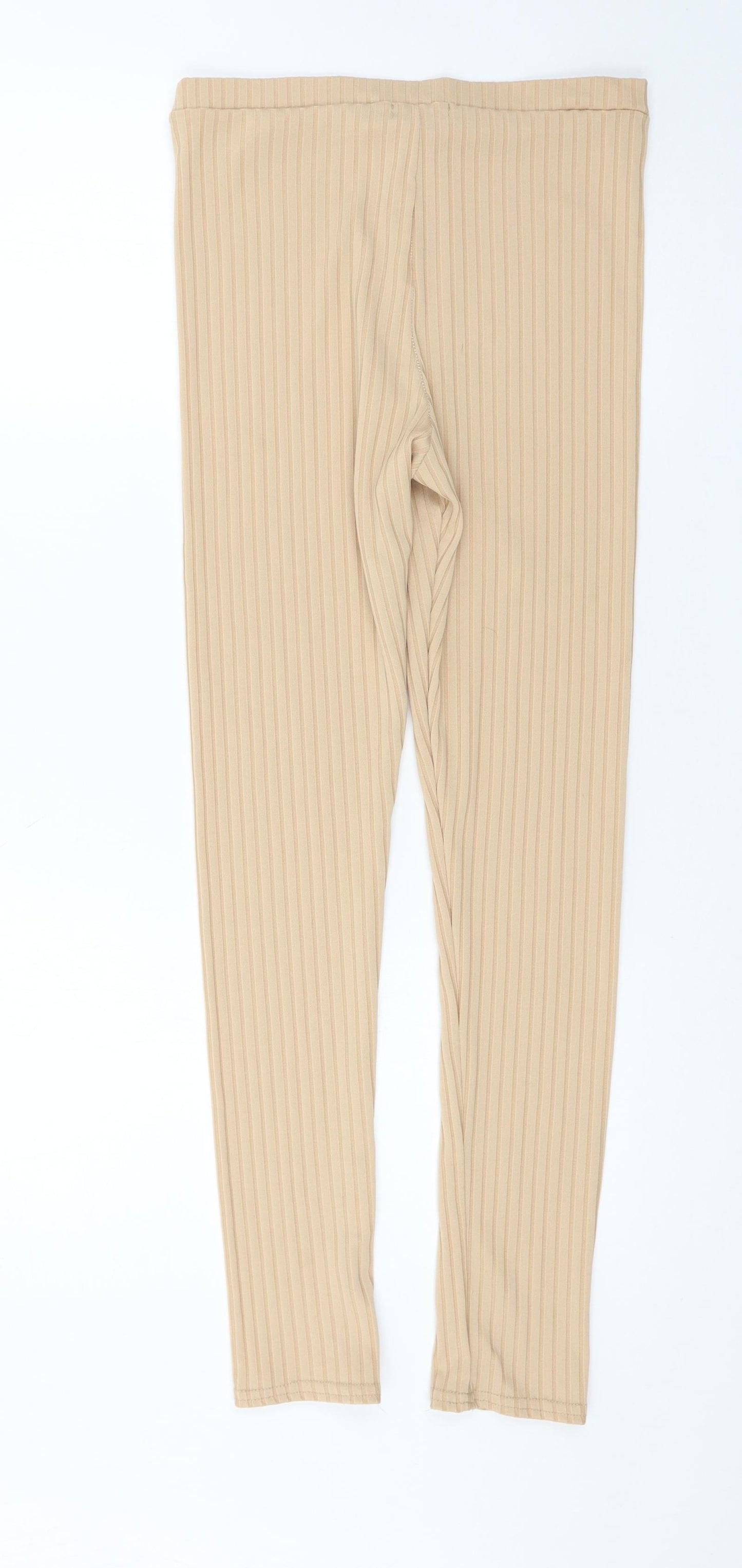 Nasty Gal Womens Beige   Jogger Trousers Size 14 L28 in