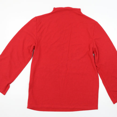 Villa Clothing Womens Red   Pullover Jumper Size S