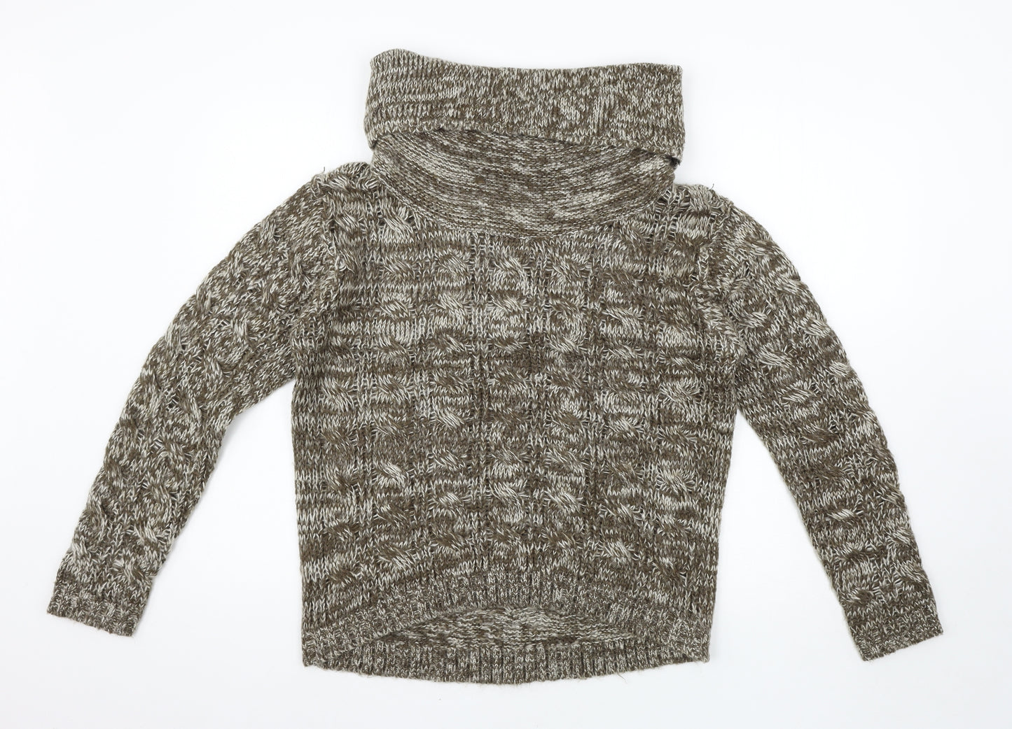 Shy Womens Brown   Pullover Jumper Size L