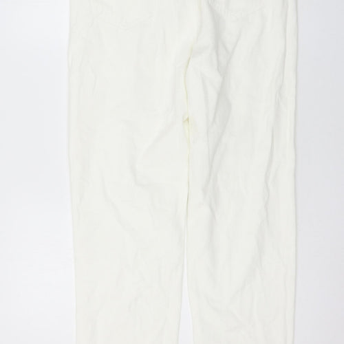 SheIn Womens White   Straight Jeans Size L L30 in