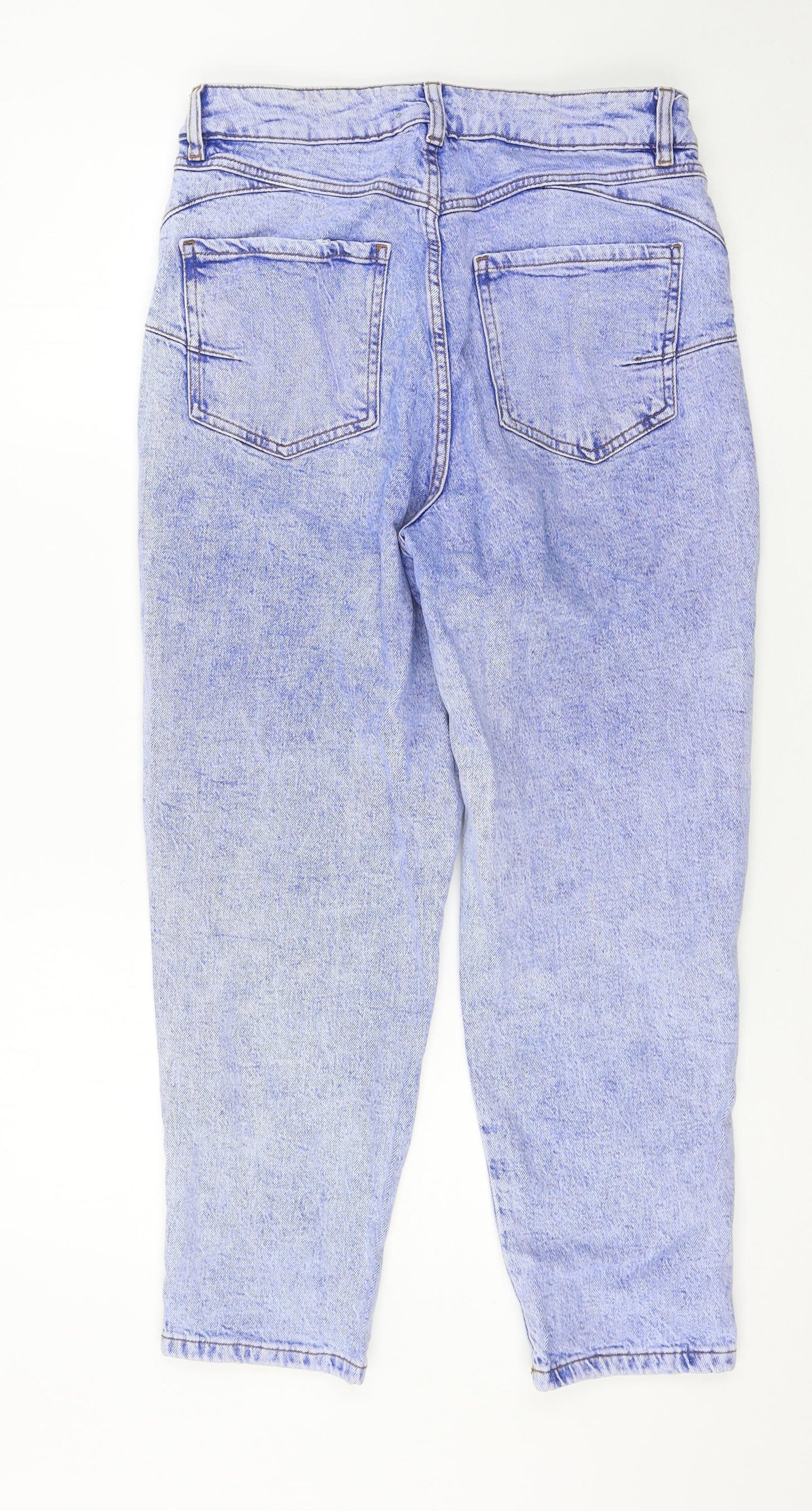 New Look Womens Blue   Mom Jeans Size 14 L26 in