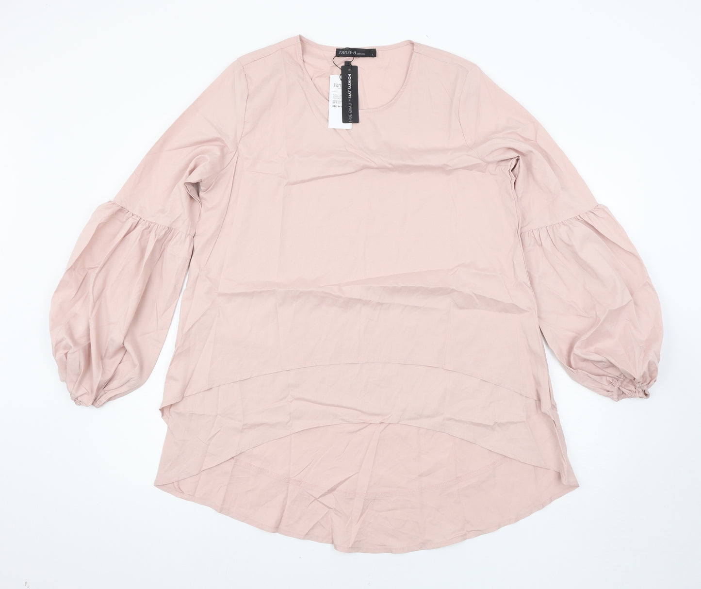 Zanzea Womens Pink   Basic Blouse Size L