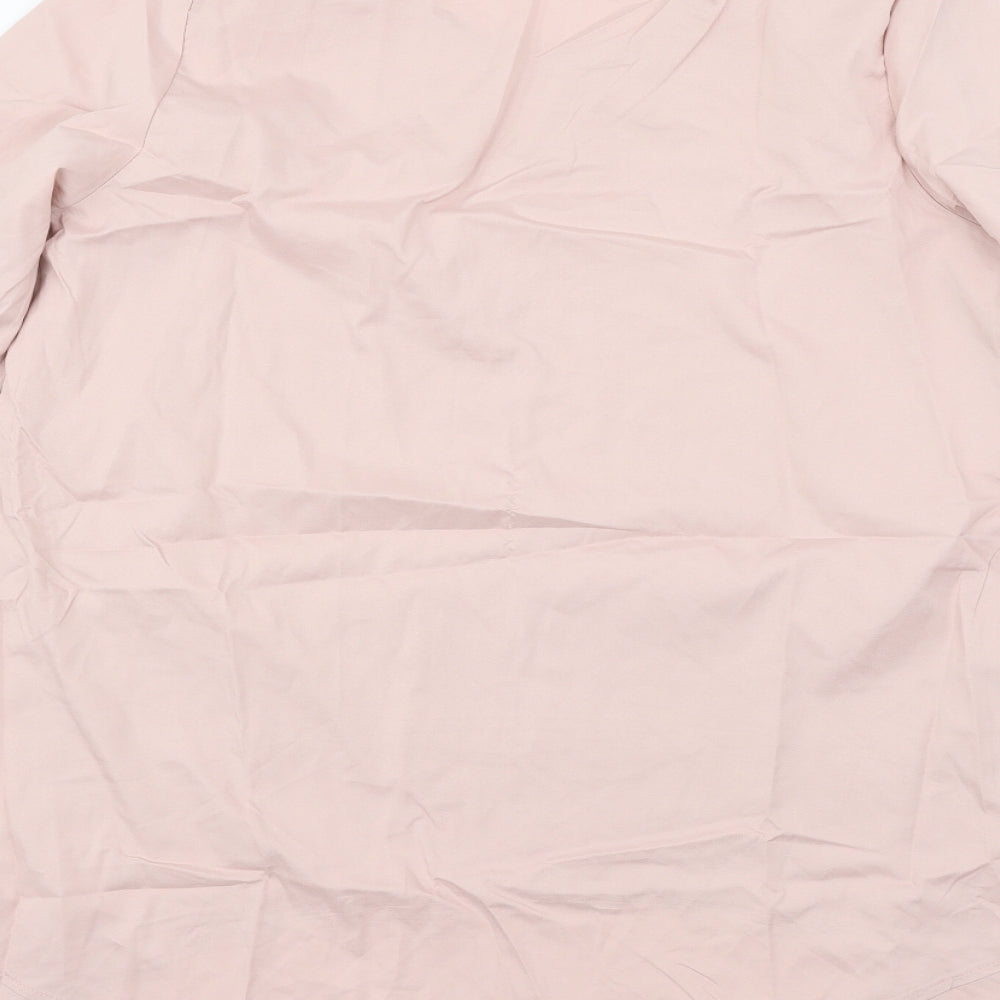 Zanzea Womens Pink   Basic Blouse Size L