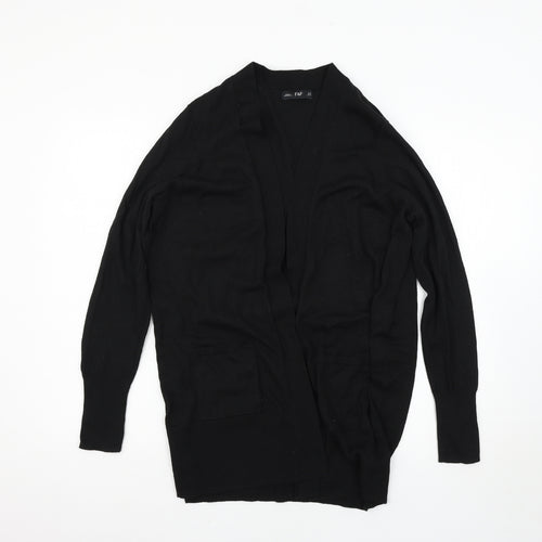 F&F Womens Black   Full Zip Jumper Size 12