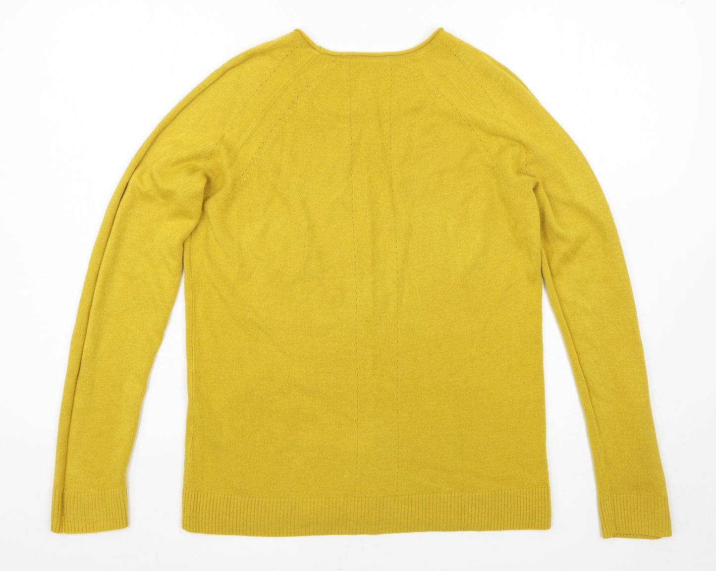 TU Womens Yellow   Pullover Jumper Size 12