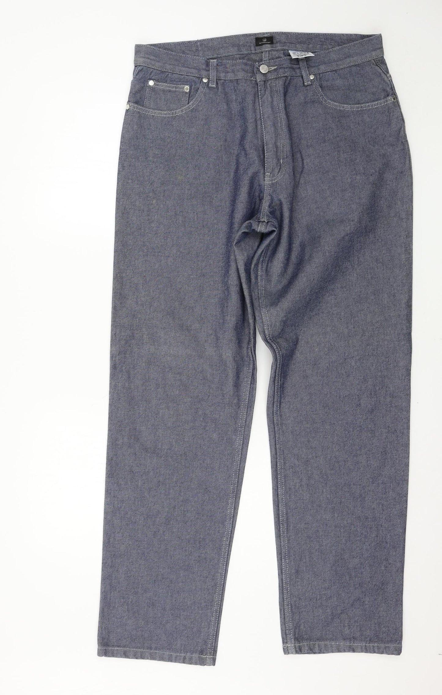 Petroleum Mens Blue   Straight Jeans Size 36 L31 in