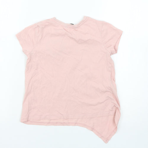 George Girls Pink   Basic T-Shirt Size 7-8 Years