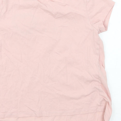 George Girls Pink   Basic T-Shirt Size 7-8 Years