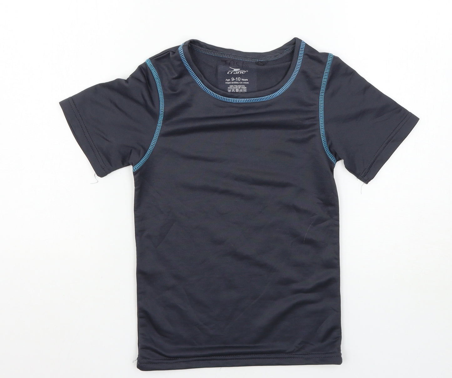 Crane Boys Grey   Basic T-Shirt Size 9-10 Years